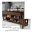 47.24" Black Sintered Stone island with solid wood surface-1764344559
