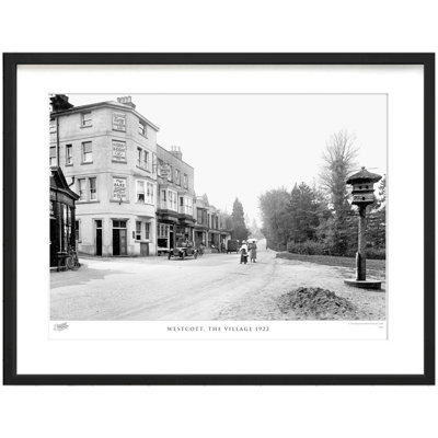Westcott, The Village 1922 by Francis Frith - Single Picture Frame Print