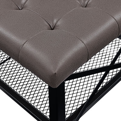 Table basse rembourrée