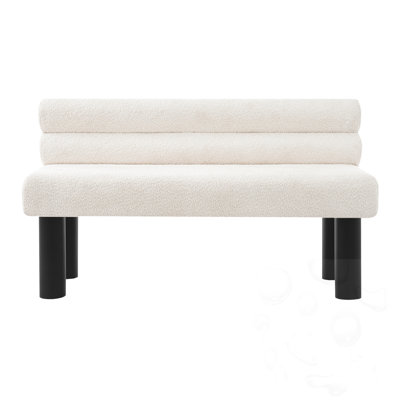 Upholstered Dining Bench With Back