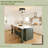 3-Lights Crystal Shades Semi Flush Mount Ceiling Light
