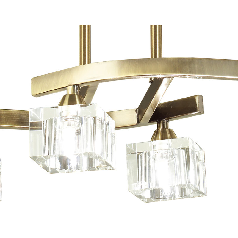 Cuadrax LED Semi Flush Mount