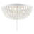 Ohlone Farmhouse Wood Beaded/Metal LED Flush Mount-88694048-123703378