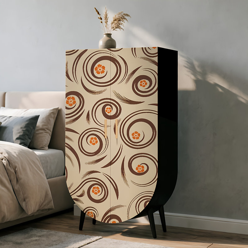 Garde-robe de style rétro indépendant du ménage