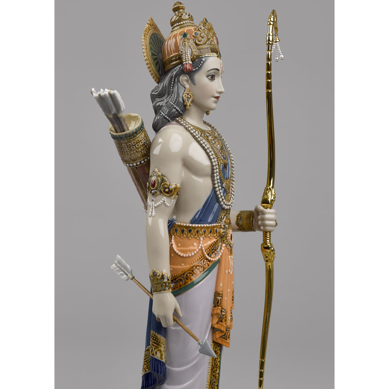2 Piece Lakshman and Hanuman Figurine Set