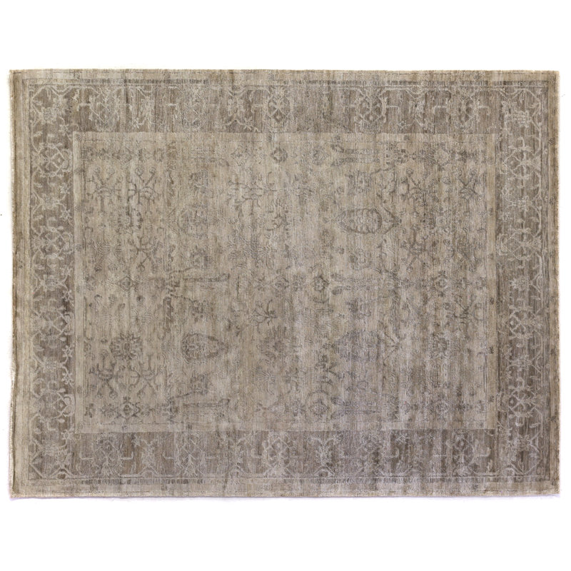 Antique'd Oriental Area Rug, Rectangle 10' x 14'