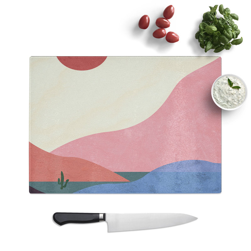 The Desert Chopping Board, 28.5cm W x 39cm L