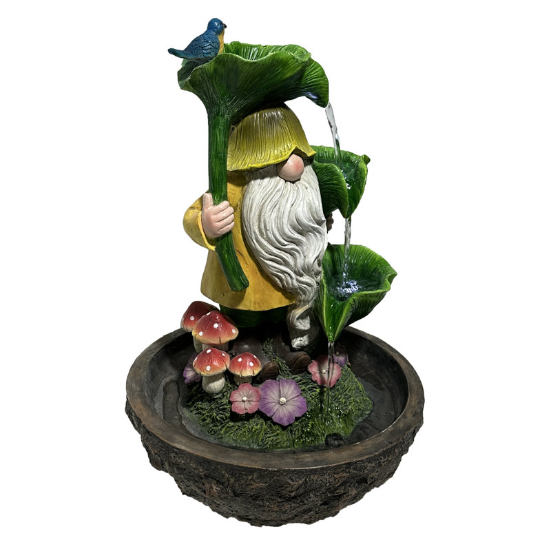 Fontaine gnome d'été