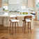 Carylon Swivel Upholstered Counter Stool