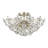 Jody 6-light Brushed Silver-ish Champagne Daisy Flower Crystal Large Size Flush Mount A0B2FFE4AF714AEBBFB5F32CC72E6593