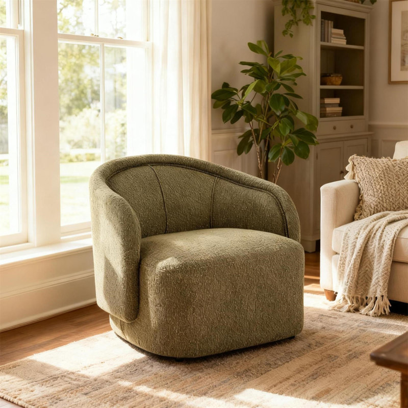 Fauteuil d'appoint Amanda Green, Vert