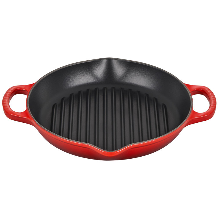 Le Creuset Enameled Cast Iron 10 Rectangular Reversible Grill and Griddle  Pan & Reviews