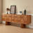 Retro Solid Wood Artistic Style Sideboard