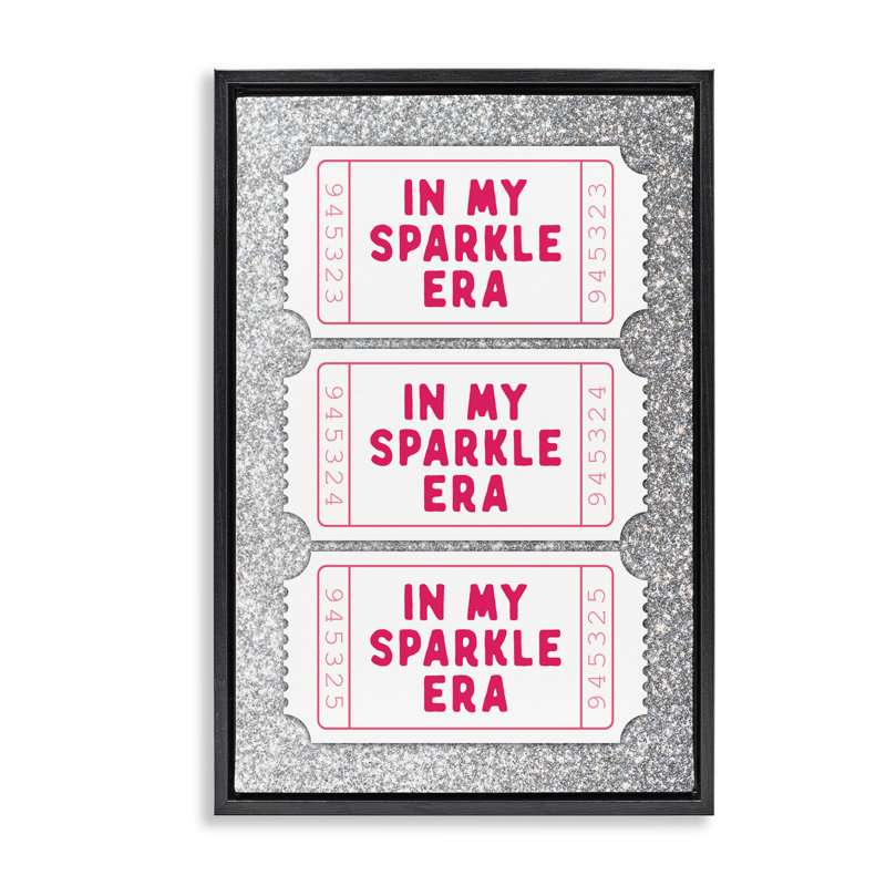 Cadre flottant My Sparkle Era, Cadre flottant noir de jais, H 25 po x l 17 po