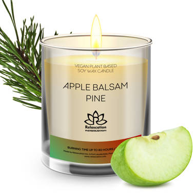 aire candle co. Vanilla Sage Scented Jar Candle