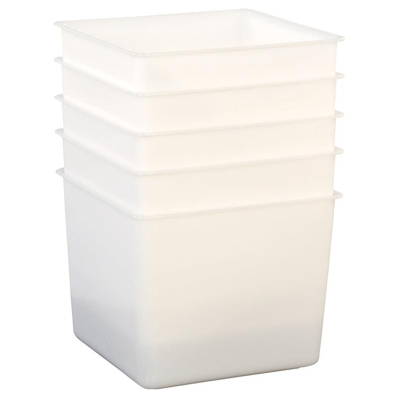 Tot Mate Opaque Stackable Cubby Bin, 8.5" H x 10" W x 10.63" D