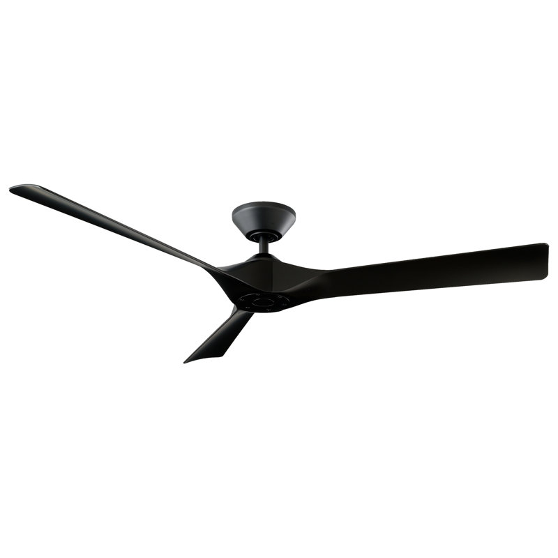 58" Torque 3 - Blade Outdoor/Indoor Smart Ceiling Fan with Remote Control Included, Works With Alexa and iOS or Android App