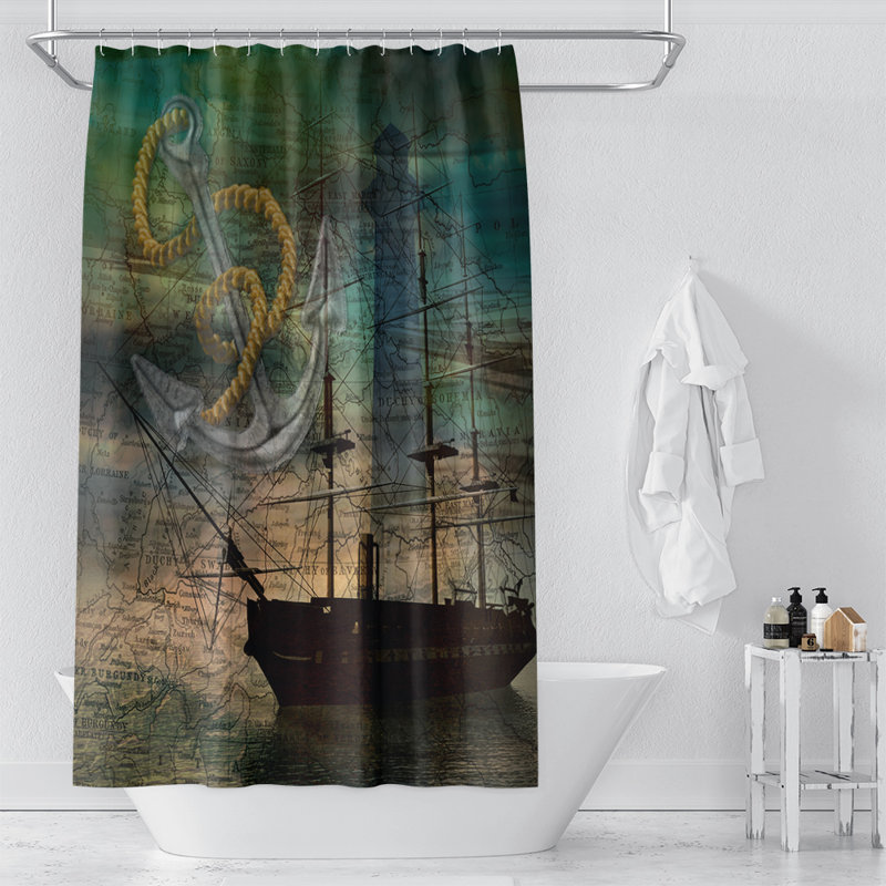 Aleksandra Shower Curtain, 70" x 90"