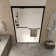46"-48" W x 72" H Double Sliding Semi-frameless Shower Door with Two Handles