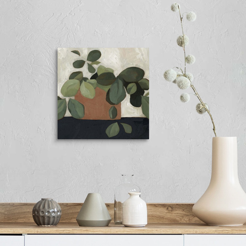 Jade Hoya I, art mural sur toile, Toile tendue, H 12 po x l 12 po