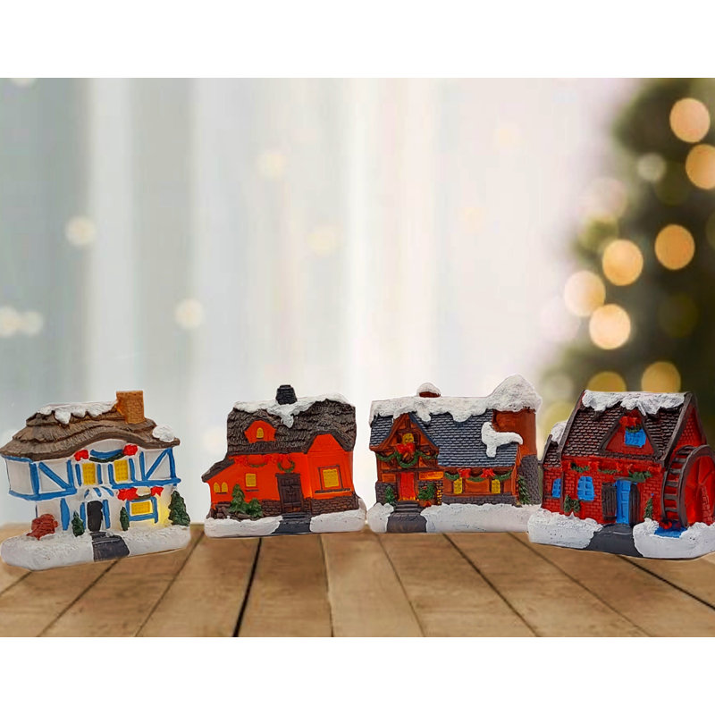 Maison blanche. Village de Noël F07-N1-1-6542-2C