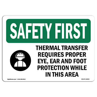 Safety First Sign