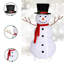 Bonhomme de neige illuminé
