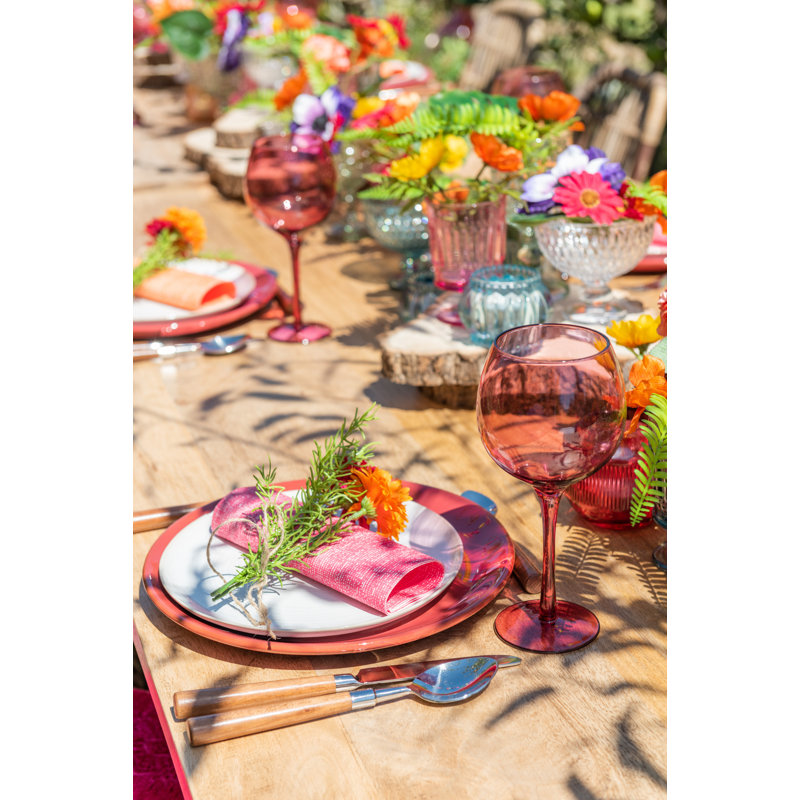 Camreigh Paper Solid Colour Square Napkin, Fuchsia