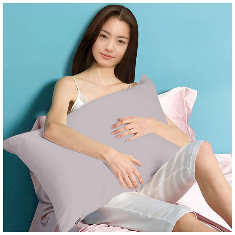 Nicole 144 Thread Count Pillowcase, Grey
