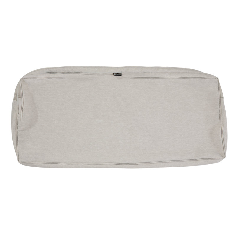 Pina Outdoor 3'' Bench Cushion Cover, 3" H X 48" W x 18" D, Gray