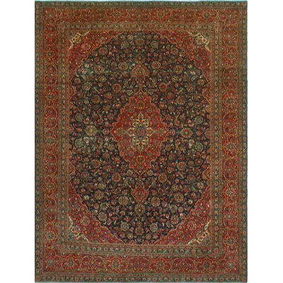 Argil One-of-a-Kind 9'4" X 12'9" 1980s Wool Area Rug