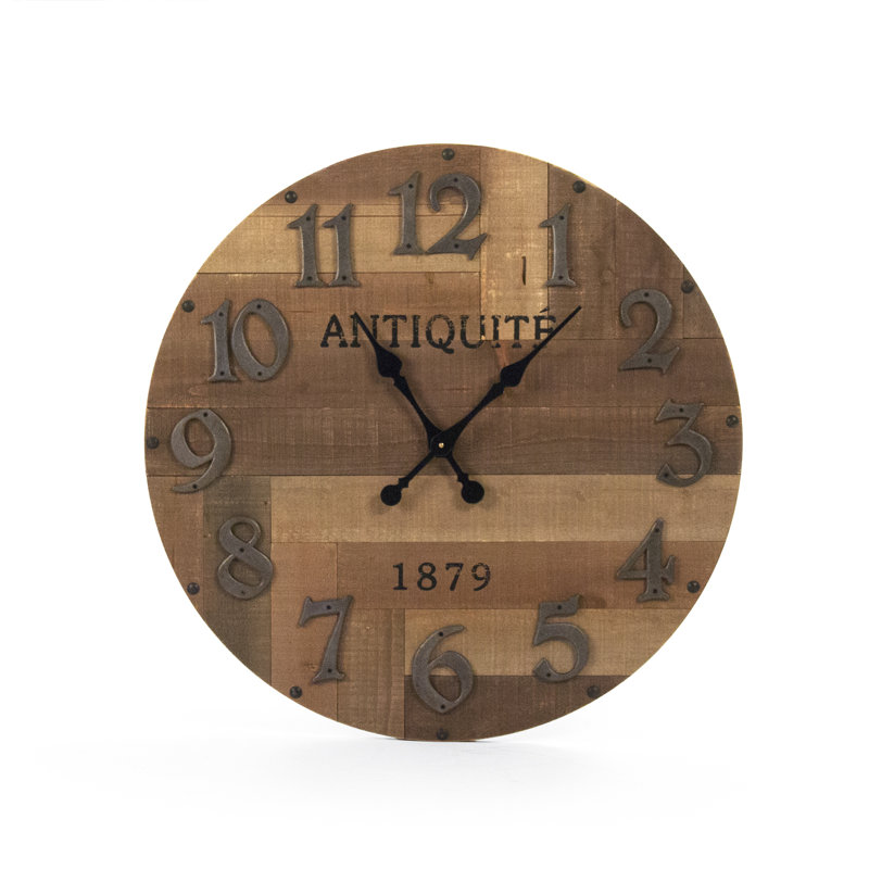 Darcy Wood Analog Wall Clock