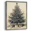 «Christmas Holiday Art» CDLxxxi, reproduction d'art encadrée - bois massif-584261076