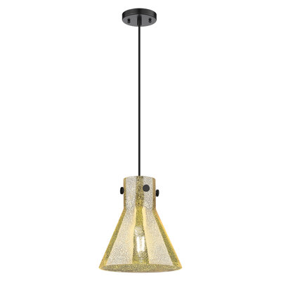 Luminaire suspendu à cordon 1 lumière 14 "Newton Cone