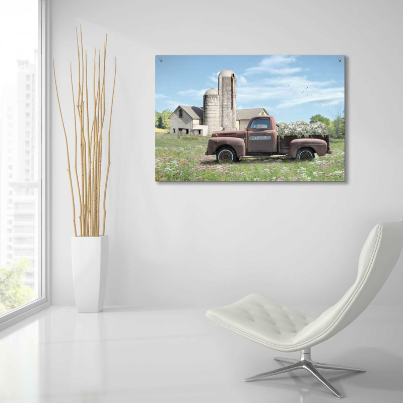 'Annville Summer Fields' by Lori Deiter Acrylic Glass Wall Art, 24" H x 36" W x 0.2" D