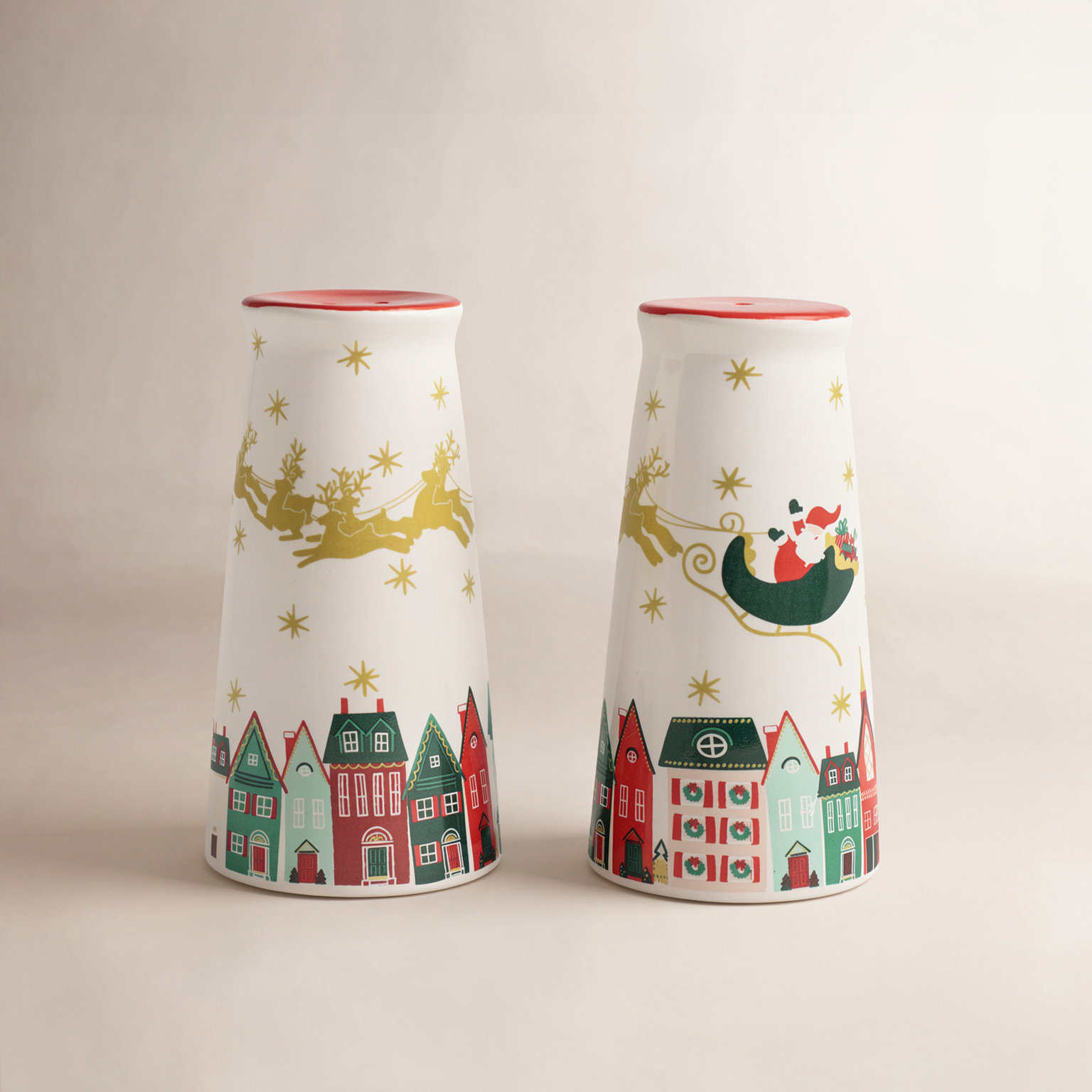 Ceramic Salt And Pepper Shaker Set