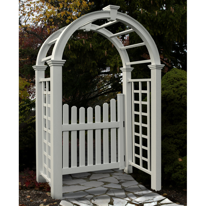 Classic Nantucket Deluxe Arbor with Gate