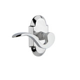 Cottage Plate Privacy (Bed & Bath) with Manor Lever