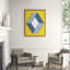 Intertwined 1' Framed Graphic Art Print on Glass