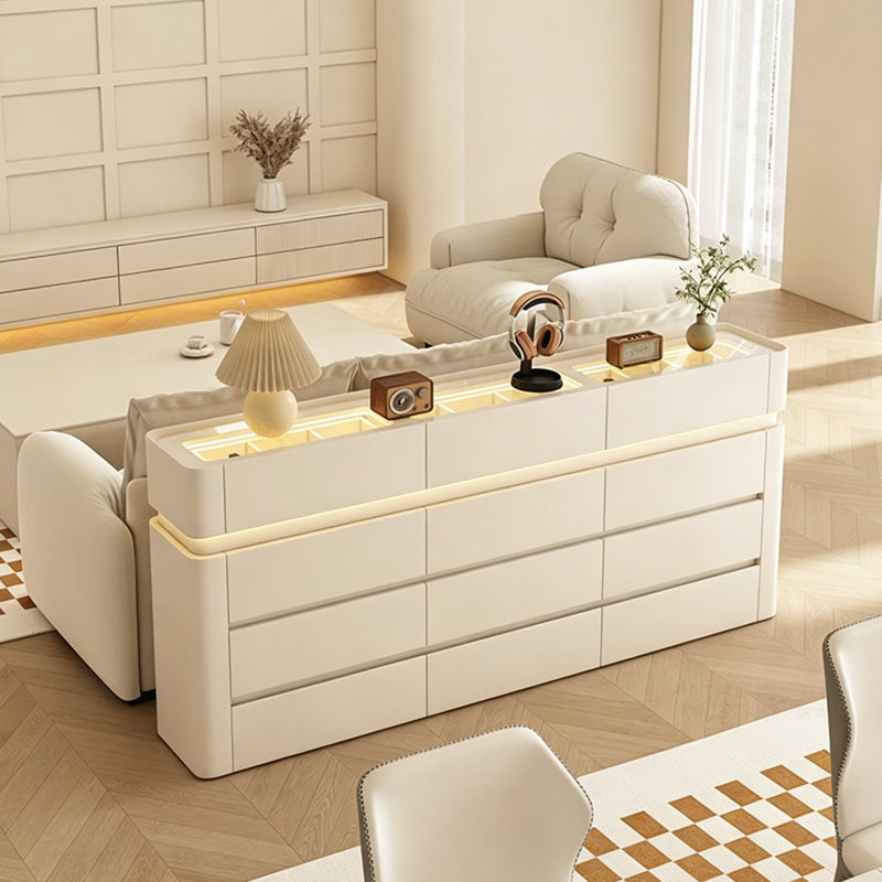 Commode 12 tiroirs 62,99 po, 32.09" H x 62.99" W x 11.81" D