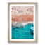 Bondi Beach in Australia in Abstract - Framed Print-55679118-55679123