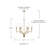 Abbie 6 - Light Dimmable Classic / Traditional Chandelier-1307441134
