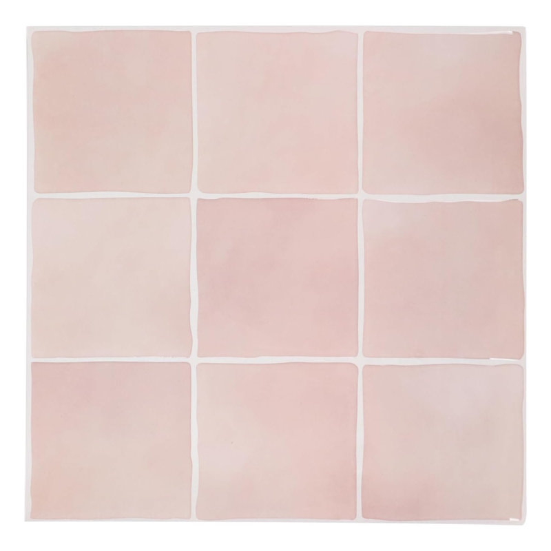 Carreau de dosseret à peler et à coller, carreaux adhésifs de mosaïque 3D adhésifs carrés 12 po x 12 po (ensemble de 10)