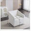 Fauteuil demi-tonneau pivotant à 360 ° Nice-2035002595