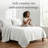 Southshore Fine Linens Southshore Essentials Quilt Set in Bright White, Double-Brushed Microfiber Oversized Embroidered Lightweight Quilt with 2 King Pillow Shams, King / California King-879174327-879213698