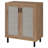 Stagg Natural Oak 2-Door Shoe Storage Cabinet