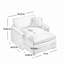 Fauteuil d'appoint simple en velours côtelé-159499126