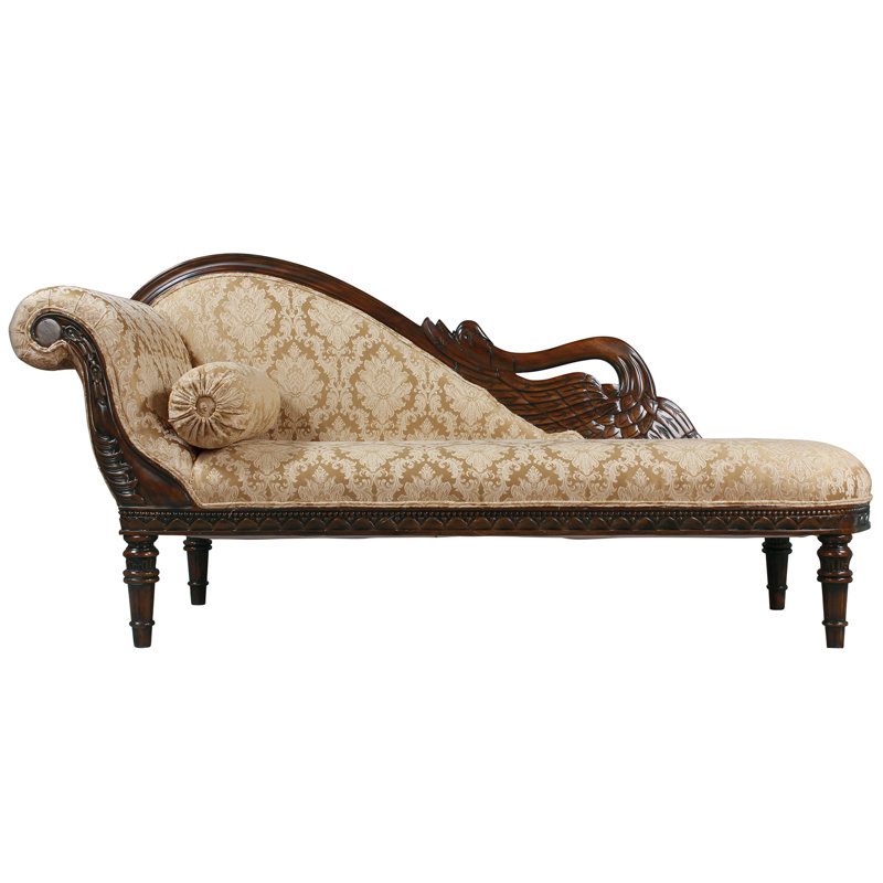 Chaise longue rembourrée Akshara Swan, Left Hand Facing