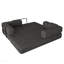 Canapé-lit convertible avec coussin cylindrique, canapé-lit pliant en velours côtelé à structure fixe, canapé-lit de salon pour salon-311237838