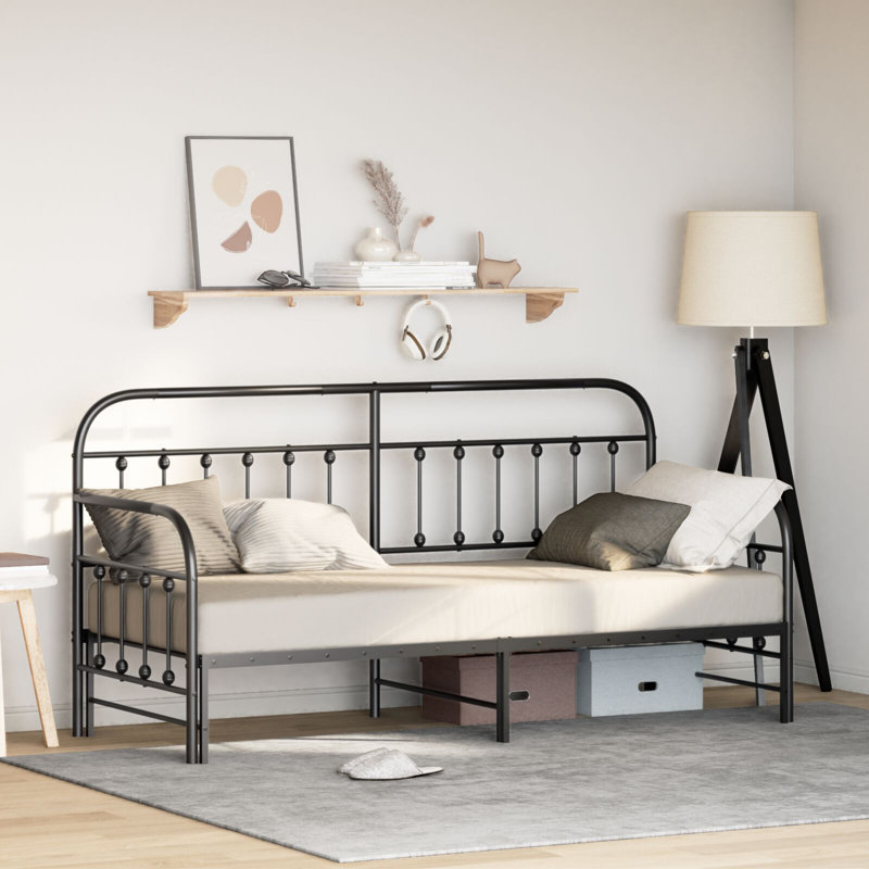 Daybed Frame Steel, Small Single (2'6), Black